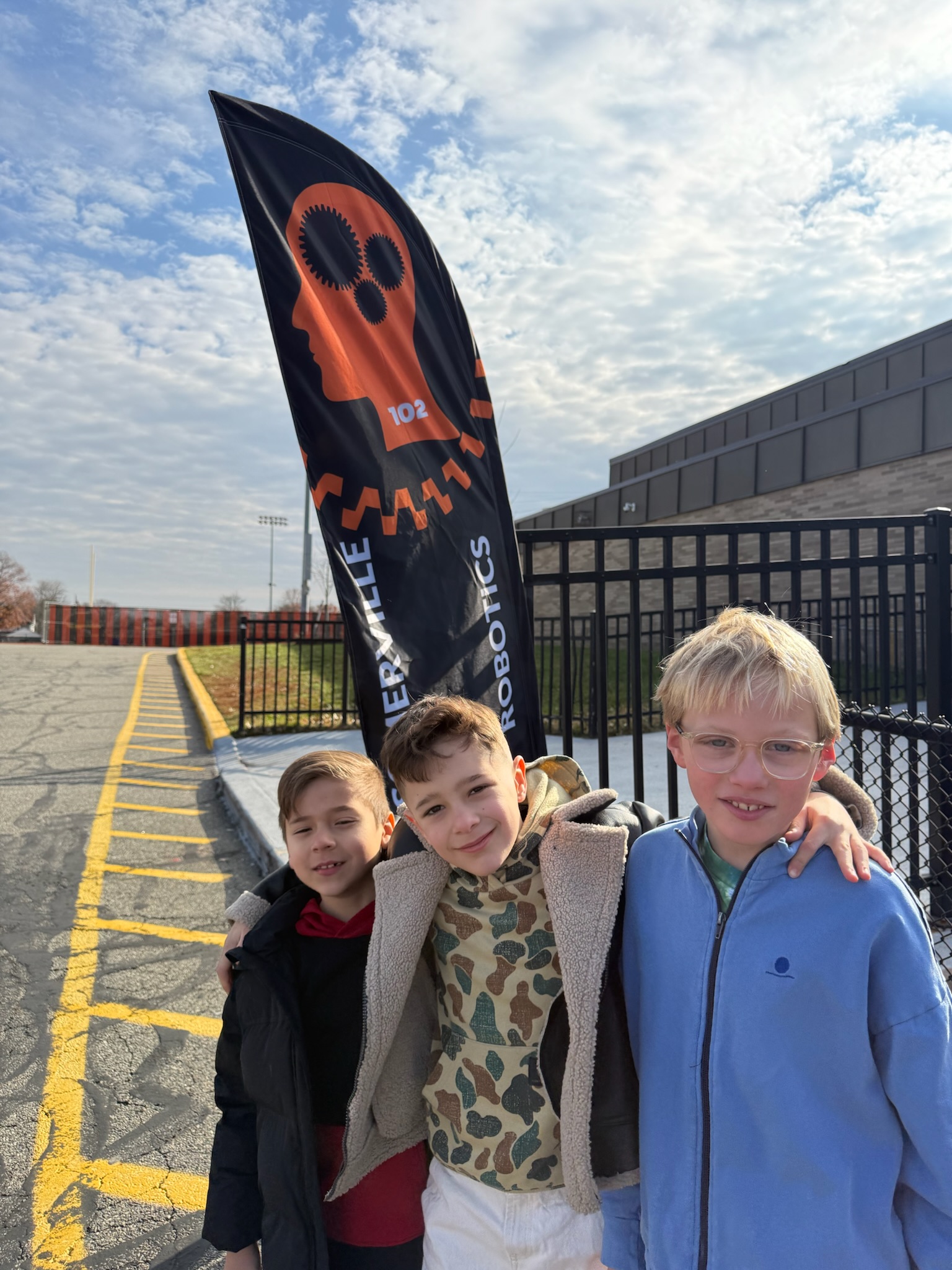 Tidal Engineers teammates arriving at a robotics event