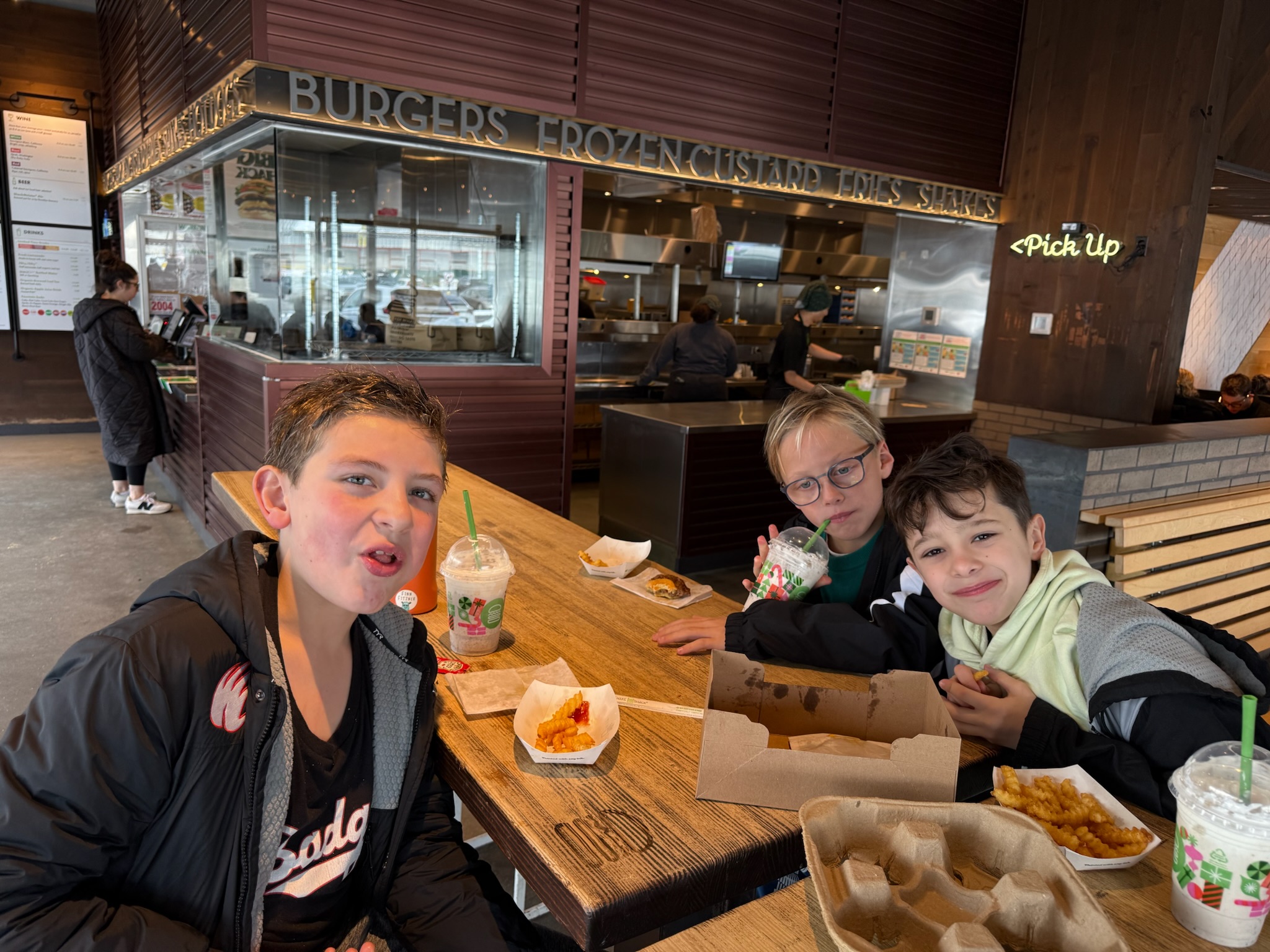 Tidal Engineers taking a food break together
