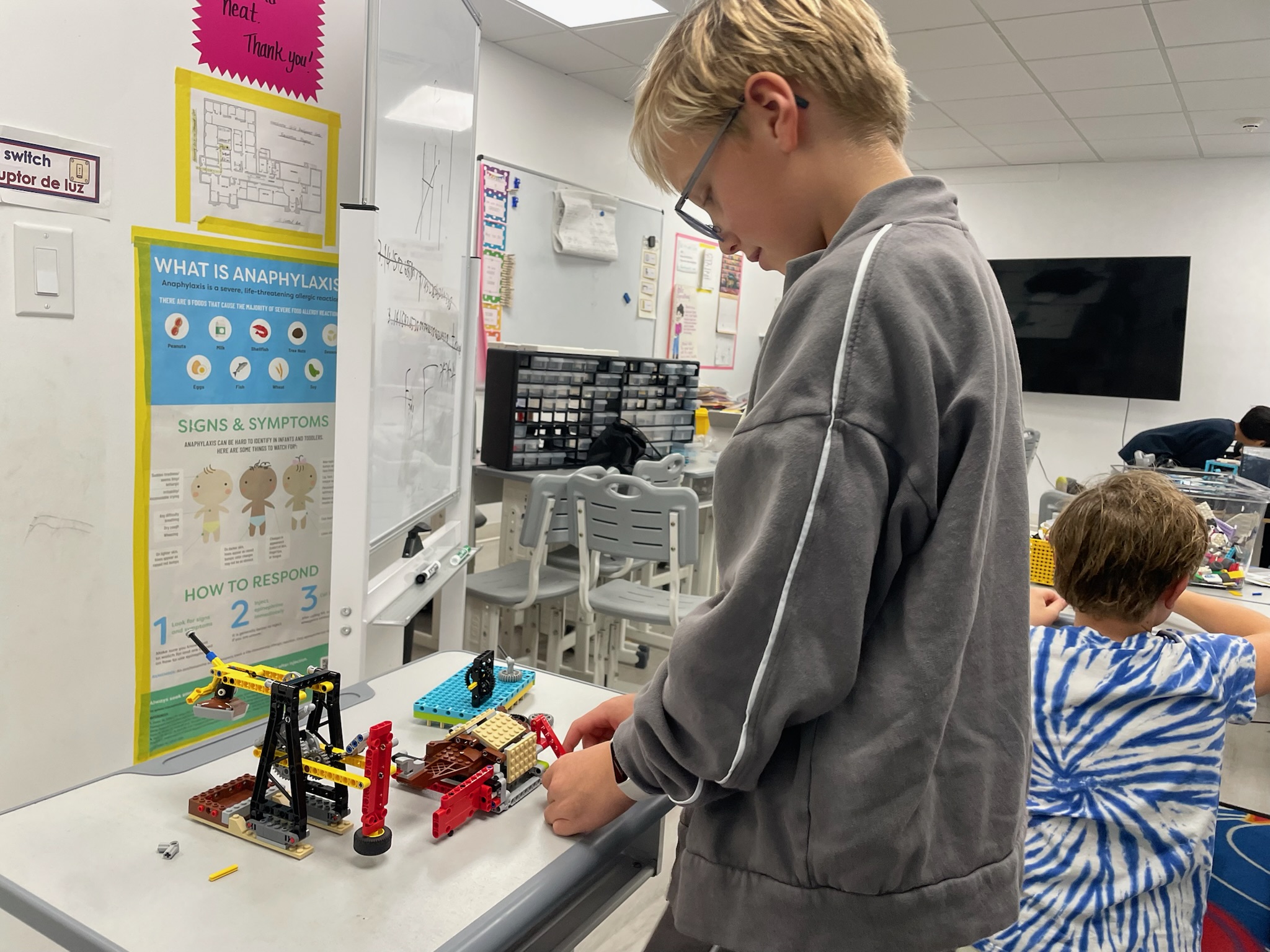 Tidal Engineers working on a robot attachment